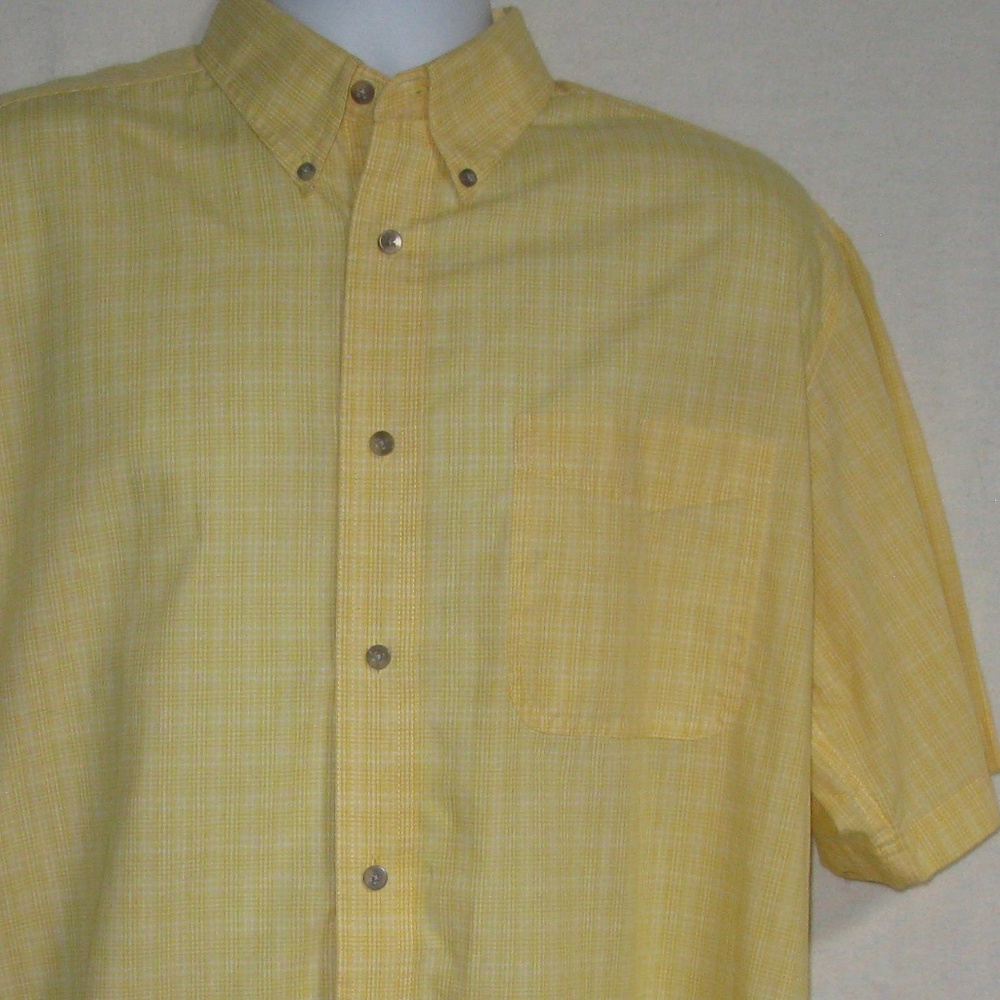 Wrangler Riata Yellow Check Cotton blend